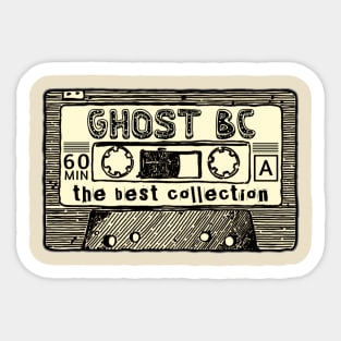 Ghost bc cassette Sticker